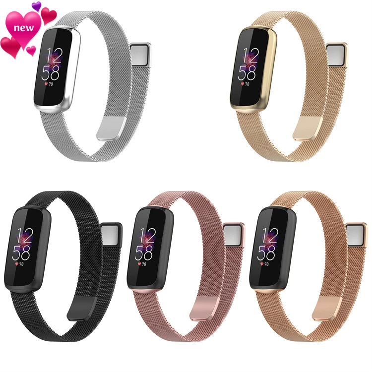 New Arrival Metal Milanese Magnetic Lock Replacement Loop Strap for Fitbit Luxe/special edition Smart Watch Bands
New Arrival Metal Milanese Magnetic Lock Replacement Loop Strap for Fitbit Luxe/special edition Smart Watch Bands