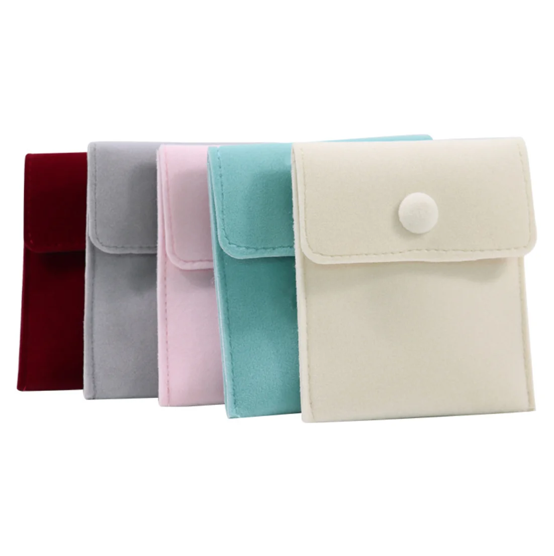 2021 customised custom pink cream blue red soft velvet jewelry pouch packaging for jewellery, Stock 5 colors
2021 customised custom pink cream blue red soft velvet jewelry pouch packaging for jewellery, Stock 5 colors