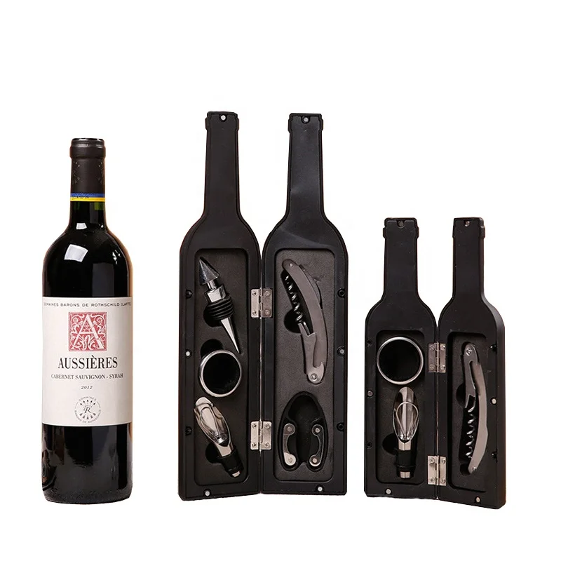 Online Shop New Design Amazon Best Selling Bar Accessories 5 Pieces Wine Tool Set Bottle Shaped Gift Sets Wine Opener Set
Online Shop New Design Amazon Best Selling Bar Accessories 5 Pieces Wine Tool Set Bottle Shaped Gift Sets Wine Opener Set