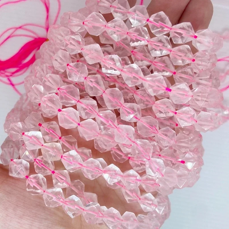 6mm8mm10mm Natural Round Loose Stone Faceted rose quartz stone bead for Bracelet Necklace Earrings Jewelry Making Crafts Design, 100% natural color
6mm8mm10mm Natural Round Loose Stone Faceted rose quartz stone bead for Bracelet Necklace Earrings Jewelry Making Crafts Design, 100% natural color