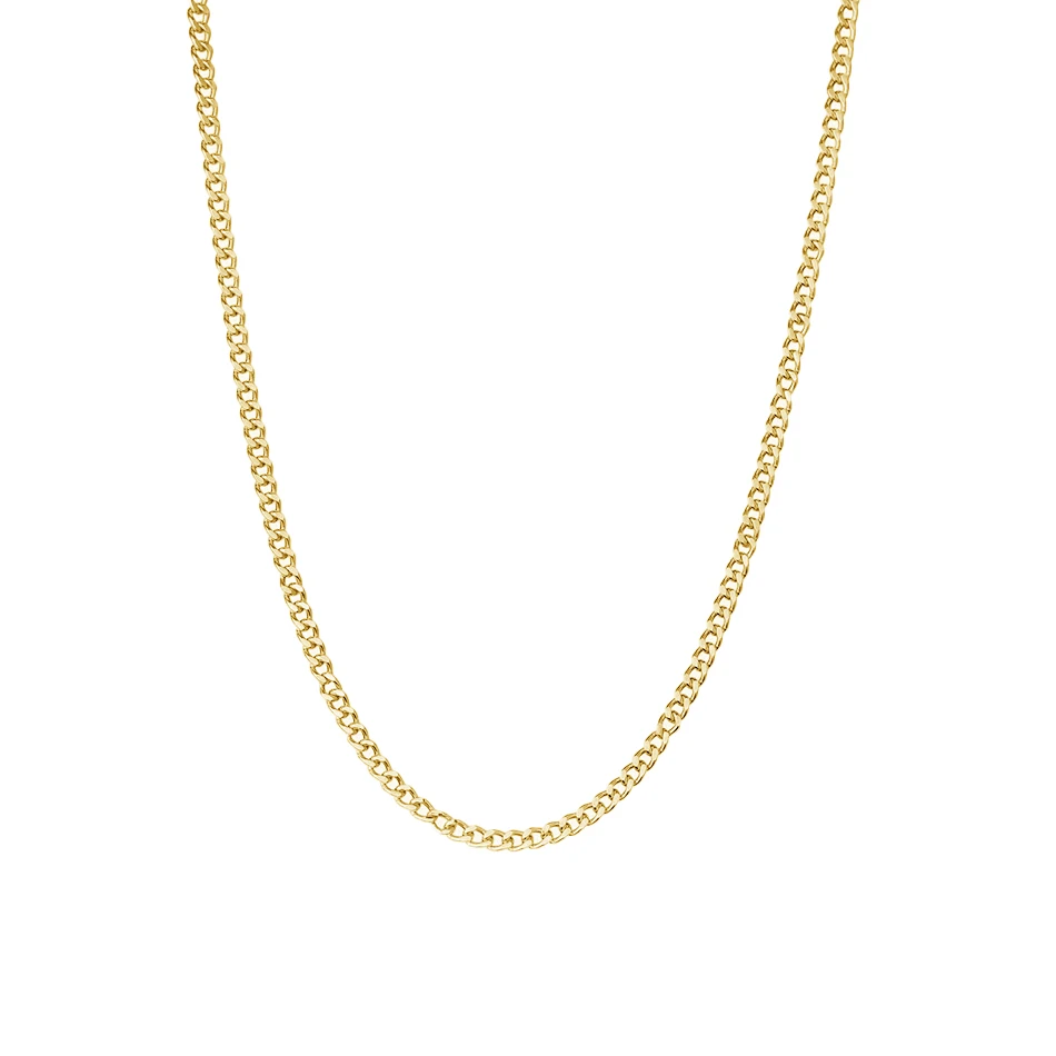 Factory wholesale gold cuban link brass jewelry 18k gold minimalist chain necklace
Factory wholesale gold cuban link brass jewelry 18k gold minimalist chain necklace