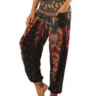 Wholesale OEM sexy women's yoga pants summer beach casual pattern boho harem yoga pants