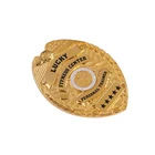 Factory custom metal soft enamel military badge for Wallet
