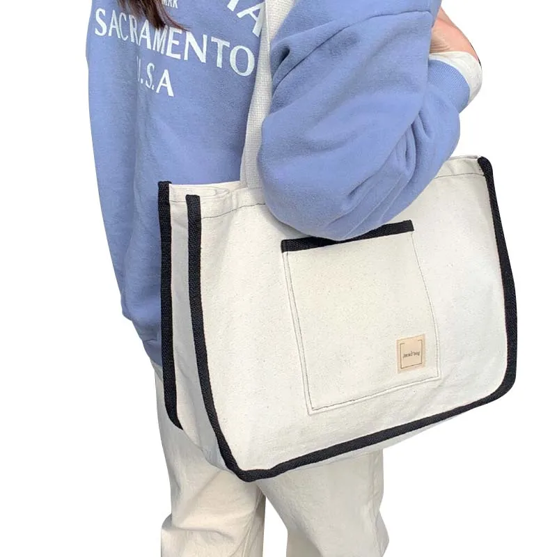 Cosmetics promotion package with LOGO Large capacity canvas bag for traveling, shopping, reading, and coffee, Customized color
Cosmetics promotion package with LOGO Large capacity canvas bag for traveling, shopping, reading, and coffee, Customized color