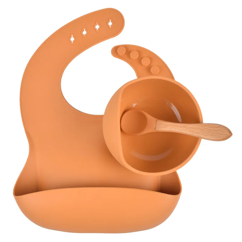 Baby Plates Silicone With Spoon And Fork Wood Handle Silicone Spoon And Fork Baby, Customized color
Baby Plates Silicone With Spoon And Fork Wood Handle Silicone Spoon And Fork Baby, Customized color