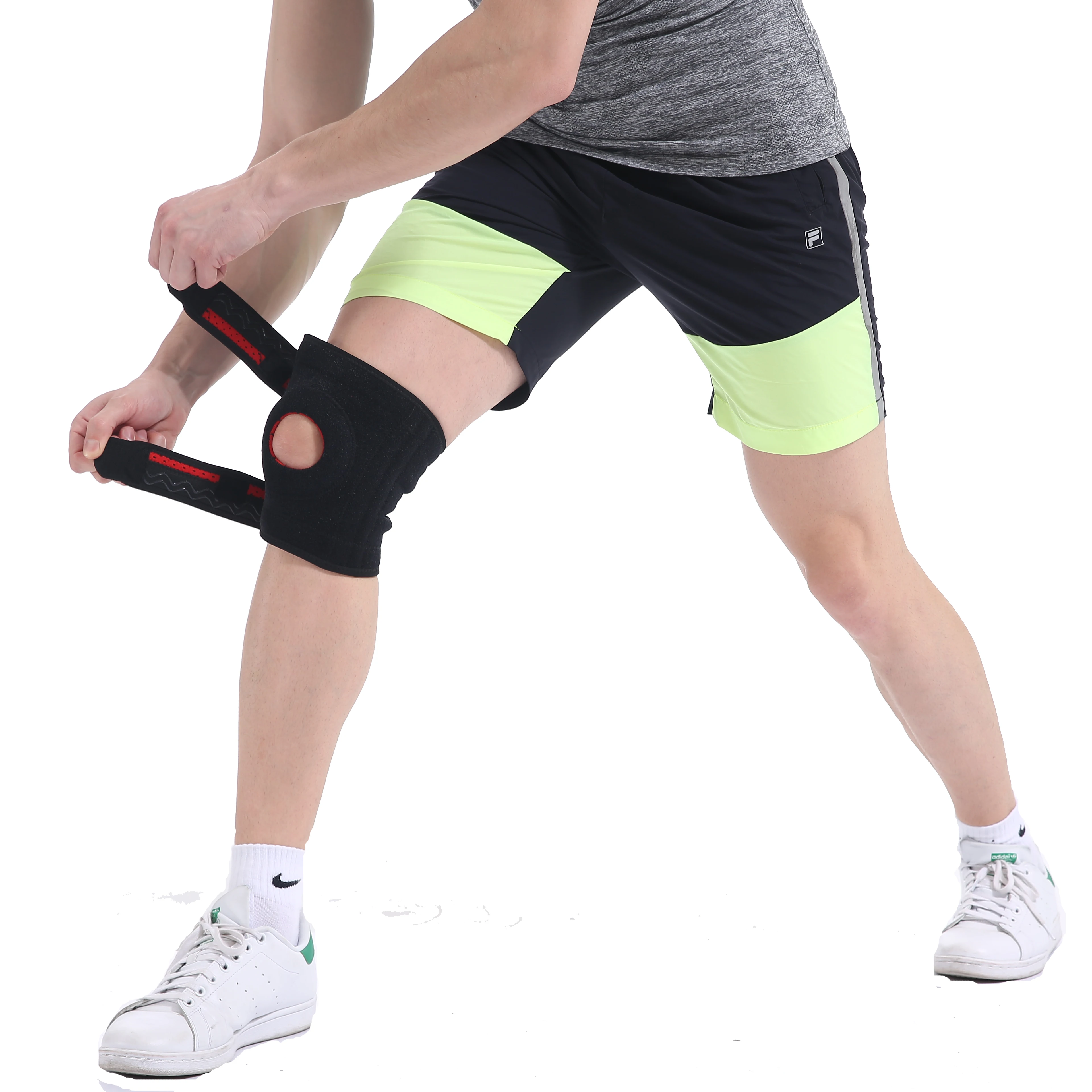 Fitness Knee Support Patella Belt Elastic Bandage Tape Sport Strap Knee Pads Protector Band, Black red
Fitness Knee Support Patella Belt Elastic Bandage Tape Sport Strap Knee Pads Protector Band, Black red