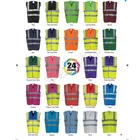 15 colors reflective vest cheap traffic safety vest
