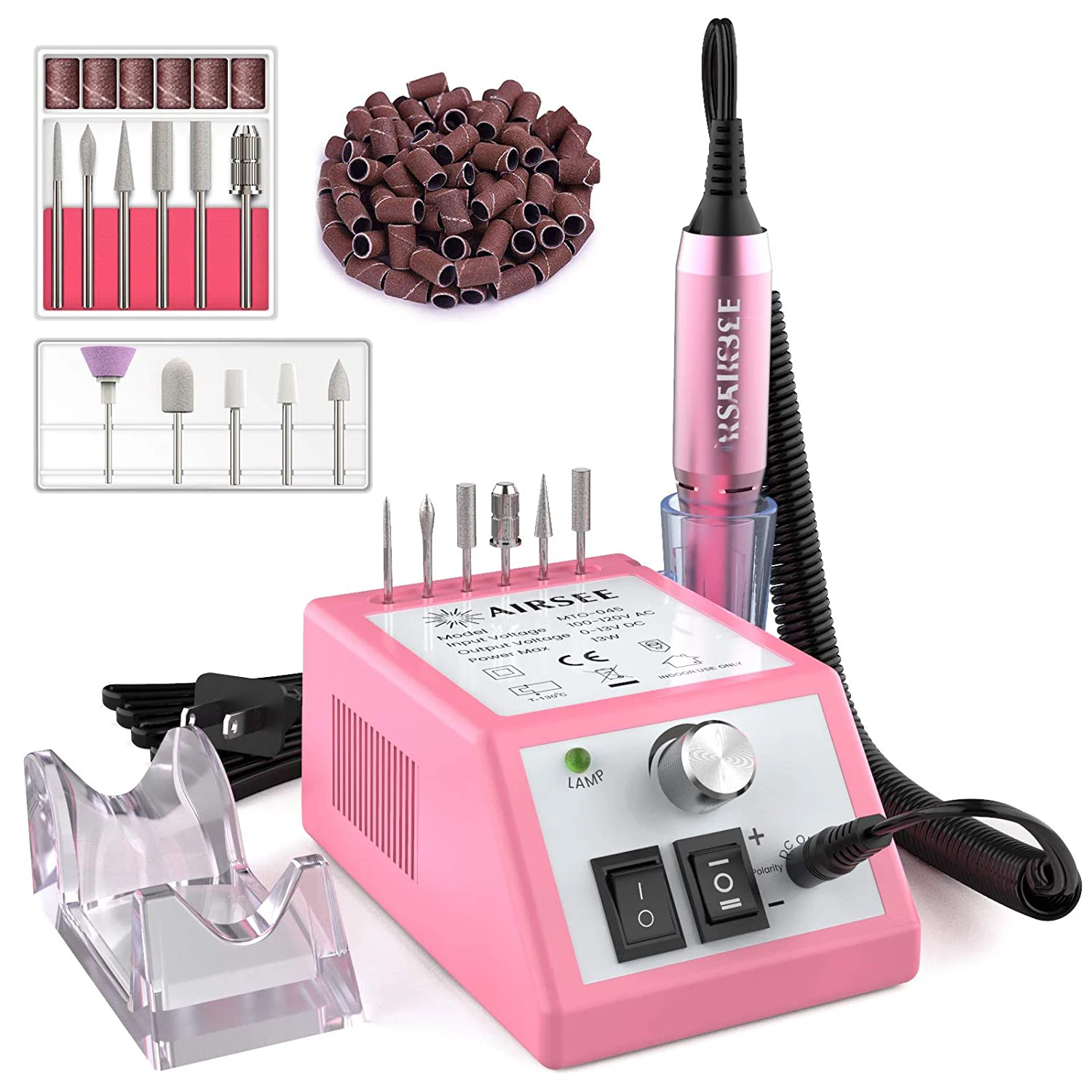 KOOFAR ND-010 Professional Nail Drill 20000rpm Electric Nail Drill Machine Electronic Nail File Drills, White
KOOFAR ND-010 Professional Nail Drill 20000rpm Electric Nail Drill Machine Electronic Nail File Drills, White
