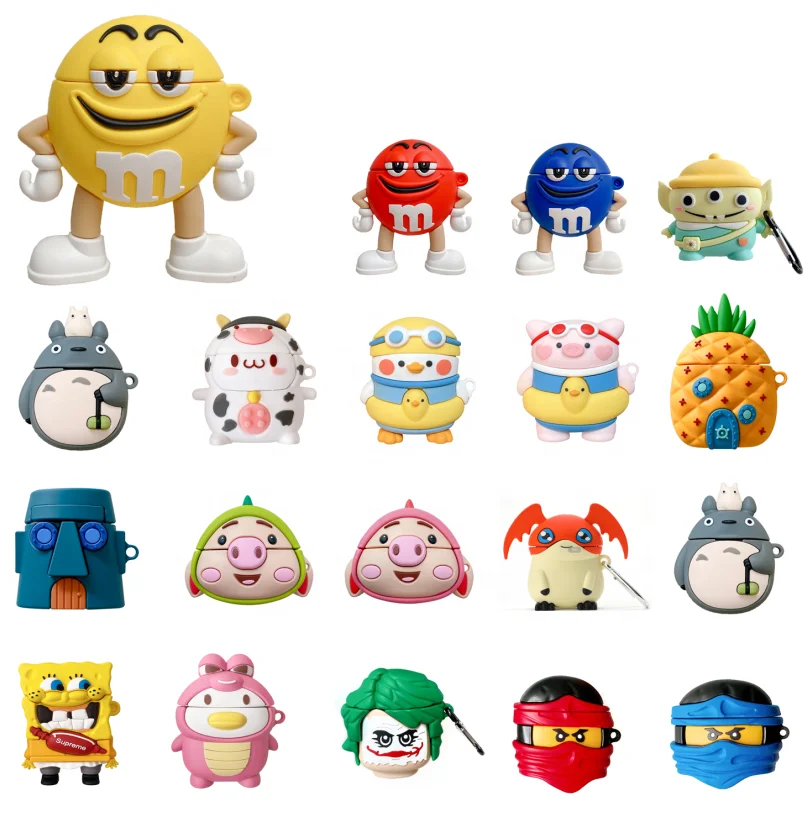 2021 Wholesale For Airpods 2 Case Fashion Cute Kawaii Designed 3D Cartoon Cute Anime Silicone For Airpods Case, Multiple colors
2021 Wholesale For Airpods 2 Case Fashion Cute Kawaii Designed 3D Cartoon Cute Anime Silicone For Airpods Case, Multiple colors