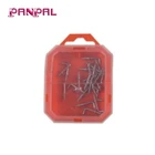 Profession product 22pcs 1/2 Inch iron zinc plated square shouldered screw clothes cup hooks with single PP box
