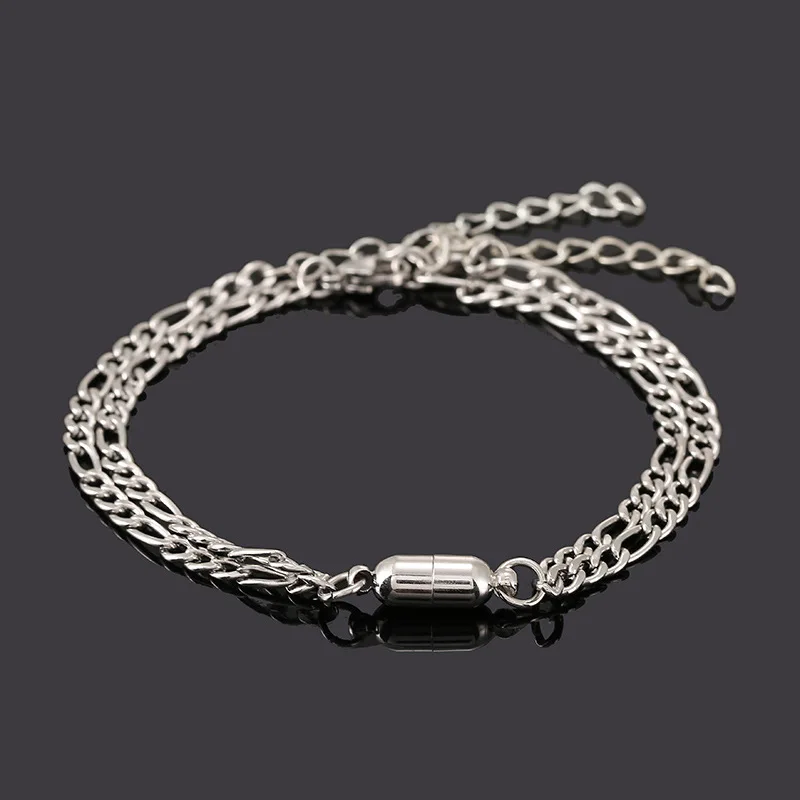 New Fashion Stainless Steel Necklace Magnet Mutual Affinity Couples Bracelet Necklace BT008
New Fashion Stainless Steel Necklace Magnet Mutual Affinity Couples Bracelet Necklace BT008