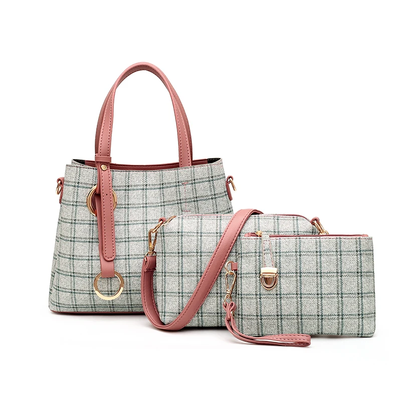 New fashion pu leather women plaid clutch retro purses handbags shoulder bag set, Red,brown,pink,black
New fashion pu leather women plaid clutch retro purses handbags shoulder bag set, Red,brown,pink,black