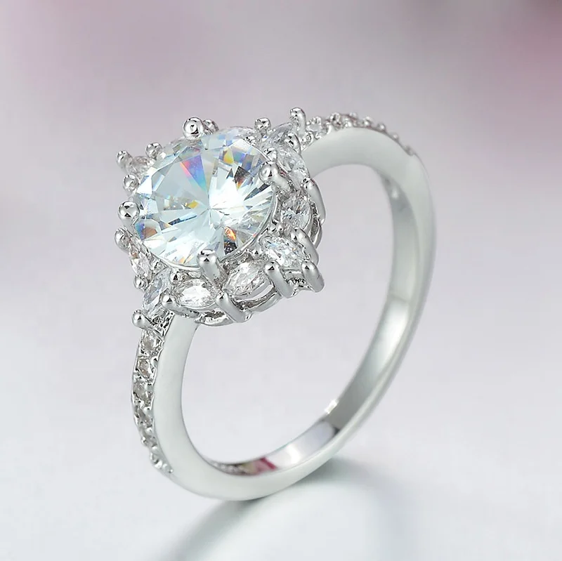 Fashion Big Round CZ Diamond Rings Wedding Engagement Party Shiny Rings Factory Wholesale, Silver
Fashion Big Round CZ Diamond Rings Wedding Engagement Party Shiny Rings Factory Wholesale, Silver