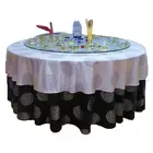 New Arrival Champagne Color Table Cloth Party Malaysia