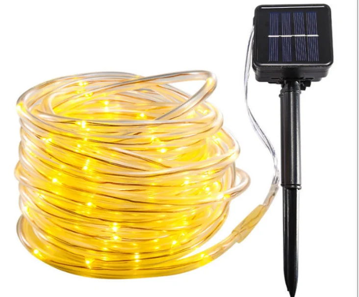 Outdoor waterproof remote control eight-function solar tube light string garden decoration waterproof battery box PVC tube light
Outdoor waterproof remote control eight-function solar tube light string garden decoration waterproof battery box PVC tube light
