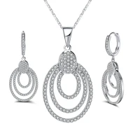 RINNTIN Fashion Designs New Model Silver 925 Fine Jewelry Round Earrings and Necklaces Jewelry Set
RINNTIN Fashion Designs New Model Silver 925 Fine Jewelry Round Earrings and Necklaces Jewelry Set