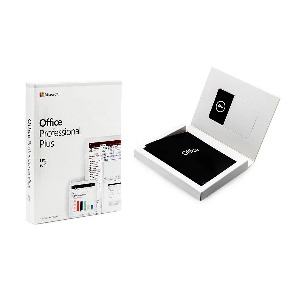 Genuine software office pro plus 2019 pack only the Key Retail Box For Office professional Plus Activation
Genuine software office pro plus 2019 pack only the Key Retail Box For Office professional Plus Activation