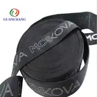 Promotional high quality fashion custom polyester jacquard elastic bed webbing ribbon