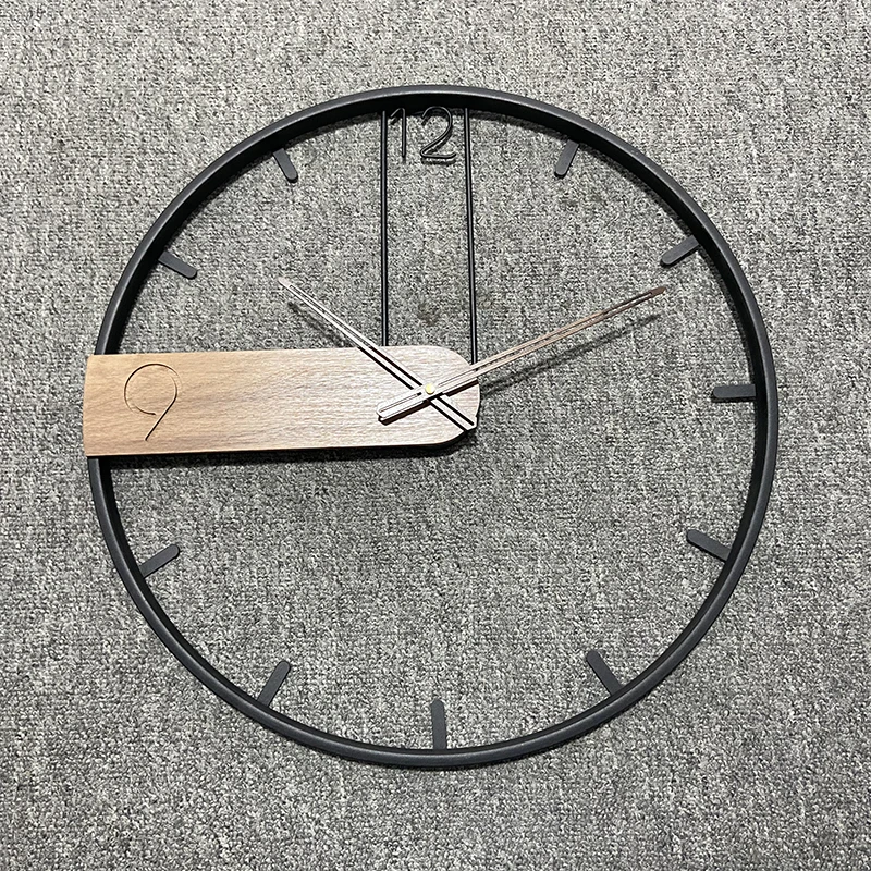 20.8inch Wall Clock Modern Walnut Dial Metal Frame Wall Decor for Living Room Decor Bedroom Study Office Decorations
20.8inch Wall Clock Modern Walnut Dial Metal Frame Wall Decor for Living Room Decor Bedroom Study Office Decorations