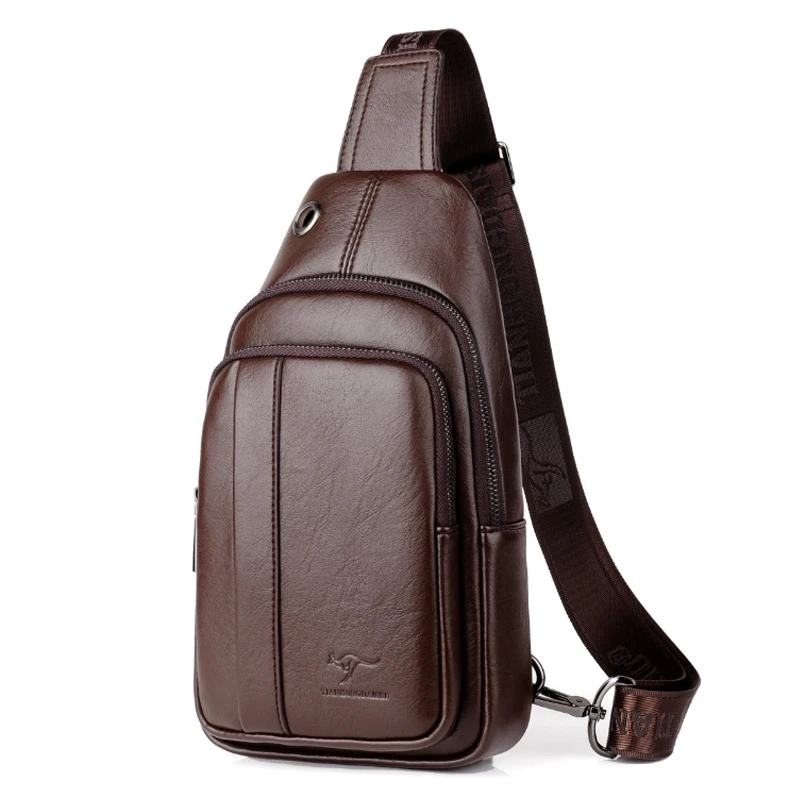hot sales Multifunction fashion bags Fine texture personality Chest pack, Black brown
hot sales Multifunction fashion bags Fine texture personality Chest pack, Black brown