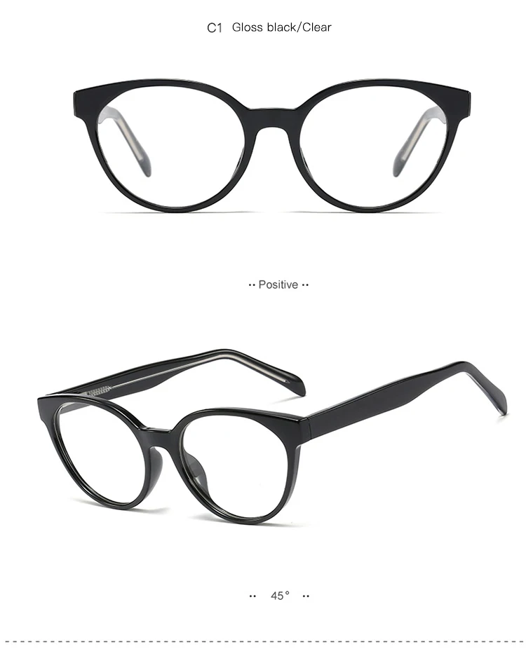 SHINELOT M1257 New Design Glasses Frames Women CP Material Optical Frame Spring Hinge Soft Eyewear Large Stock China Factory