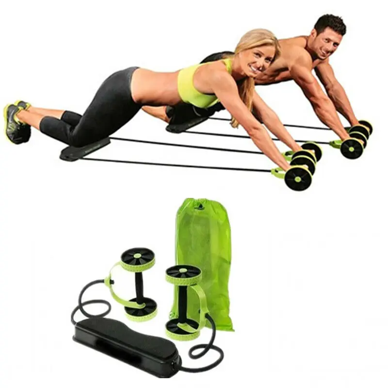 Home Gym Revoflex Xtrem Core Double Roller Wheel Fitness Exercises Equipment Waist Slimming Trainer, Green
Home Gym Revoflex Xtrem Core Double Roller Wheel Fitness Exercises Equipment Waist Slimming Trainer, Green