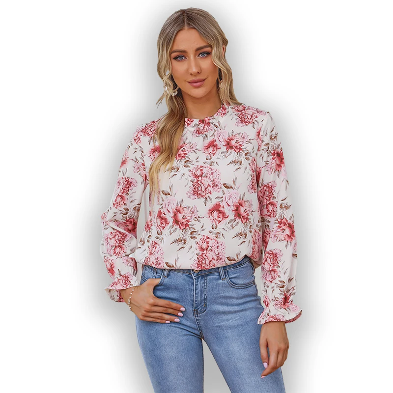 Fashion print element design women's blouse discount sale daily casual long-sleeved commuter ladies chiffon tops
Fashion print element design women's blouse discount sale daily casual long-sleeved commuter ladies chiffon tops
