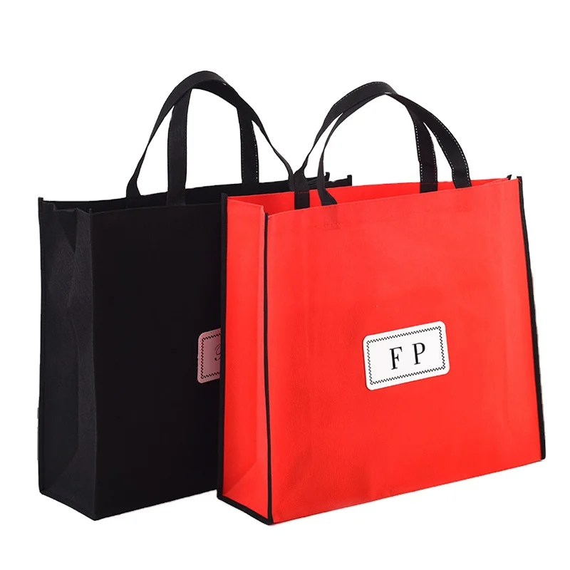 Customizable Logo Multicolor Laminated Non-Woven Document Garment Gift Packaging Bag Advertising Shopping Tote Bag, Black/red
Customizable Logo Multicolor Laminated Non-Woven Document Garment Gift Packaging Bag Advertising Shopping Tote Bag, Black/red