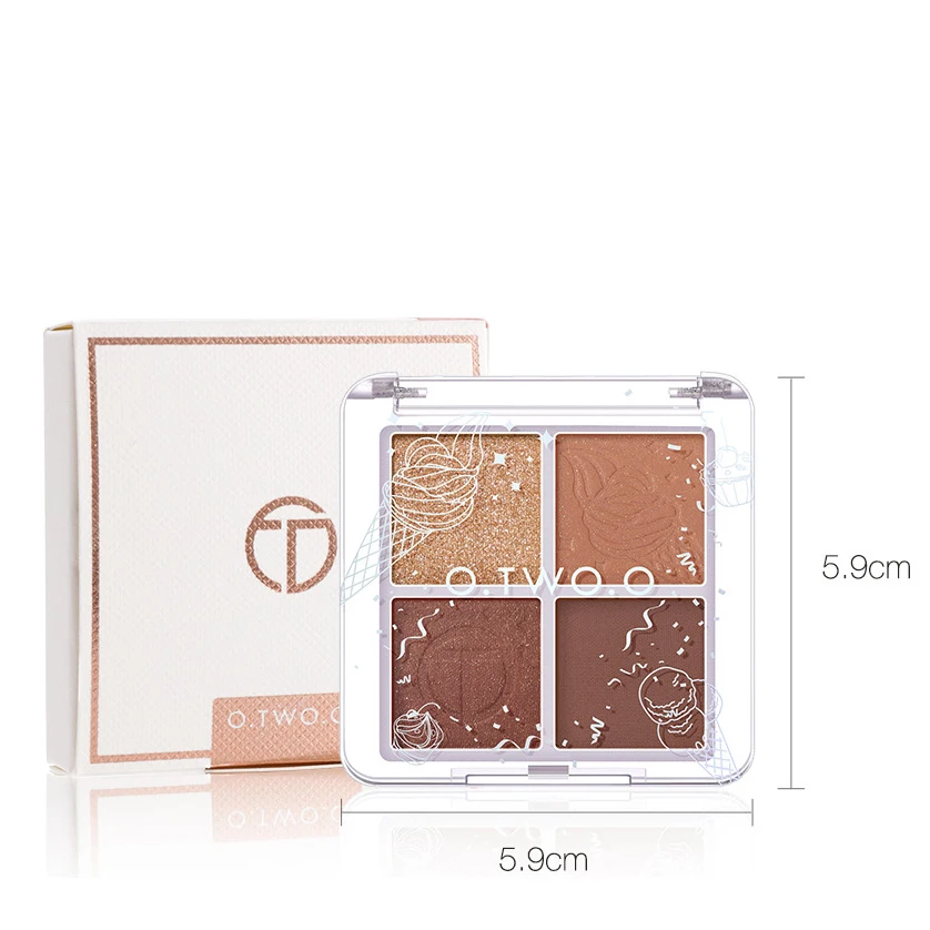 O.TWO.O Long Lasting High Pigment Matte Pearl Glitter Eyeshadow Palette Nude Eye Shadow Makeup Wholesale, 4 colors (matte + glitter)
O.TWO.O Long Lasting High Pigment Matte Pearl Glitter Eyeshadow Palette Nude Eye Shadow Makeup Wholesale, 4 colors (matte + glitter)