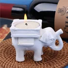 Ywbeyond Elephant Souvenirs Candle Holder Lucky Elephant Tea Light Holders wedding candlestick decoration