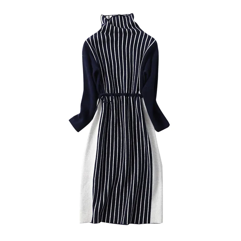 Fashion Fall Women Knitted Turtleneck 35% Cashmere Wool Winter Long Dress Sweaters
Fashion Fall Women Knitted Turtleneck 35% Cashmere Wool Winter Long Dress Sweaters
