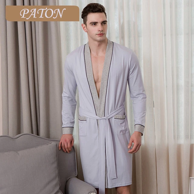 PATON Hot style men luxury quality robe oversized cotton homewear custom robes
PATON Hot style men luxury quality robe oversized cotton homewear custom robes