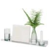 Acrylic Floating Wall Ledges/Display Shelves Thick Invisible Spice Racks - Crystal Clear Photo Ledge - Nursery/Kids' Book