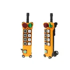 F24-8S single girder gantry crane use wireless radio remote control