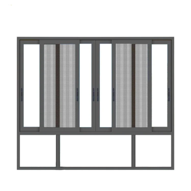Good Price aluminium toilet glass windows tinted sliding window with factory direct sale
