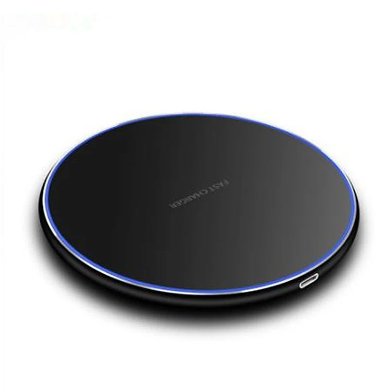 Portable Round 10W Qi Pad LED Light Fast Charging slim desktop Mobile wireless phone charger for iphone android, Black,white
Portable Round 10W Qi Pad LED Light Fast Charging slim desktop Mobile wireless phone charger for iphone android, Black,white