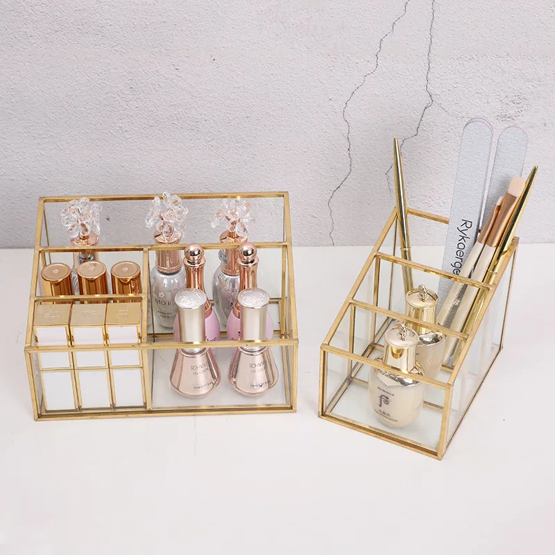 cosmetic brush holder clear acrylic custom cosmetic box organizer for Household Jewel Organizer, Gold
cosmetic brush holder clear acrylic custom cosmetic box organizer for Household Jewel Organizer, Gold