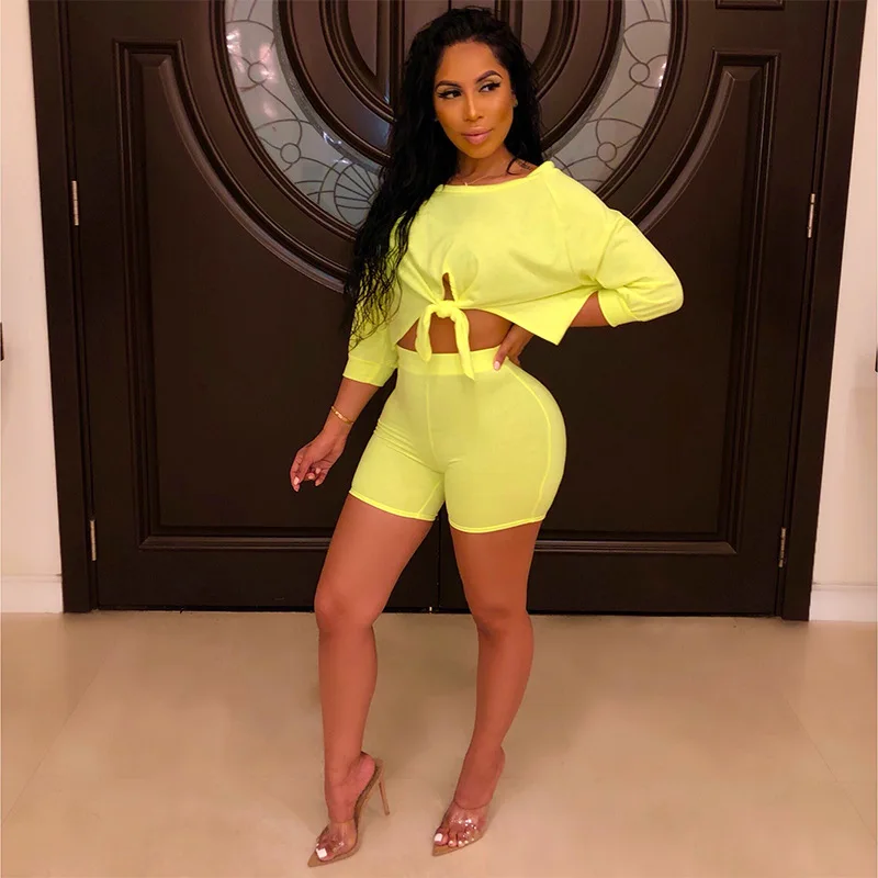 New arrival women clothing casual gym sports sweatsuit sexy solid crop top ladies biker girls outfits 2 piece shorts set, Picture
New arrival women clothing casual gym sports sweatsuit sexy solid crop top ladies biker girls outfits 2 piece shorts set, Picture