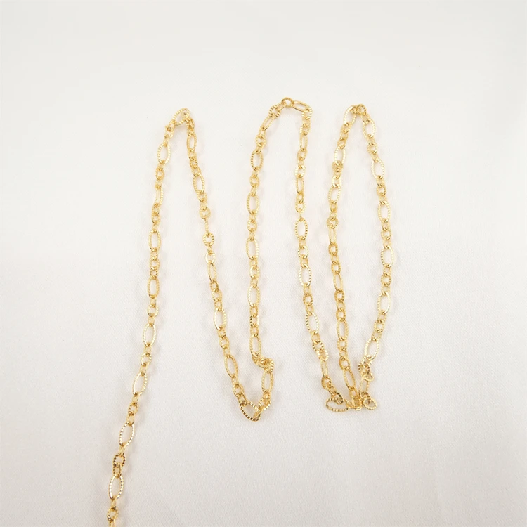Copper INS style 18K gold chain jewllery wholesale plating embossing chain make chain for mens cross necklace
Copper INS style 18K gold chain jewllery wholesale plating embossing chain make chain for mens cross necklace