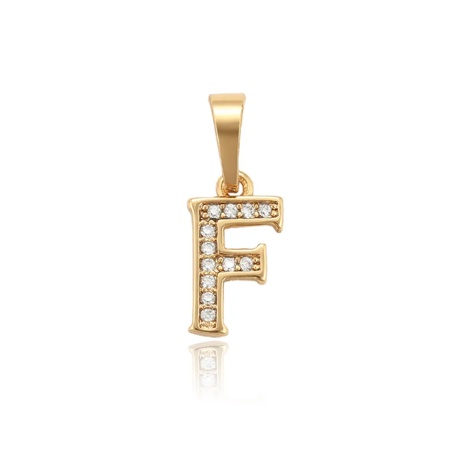 34250 xuping jewelry Wholesale affordable fashion all-match letter F diamond 18K gold-plated pendant
34250 xuping jewelry Wholesale affordable fashion all-match letter F diamond 18K gold-plated pendant
