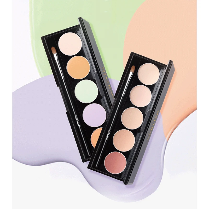Makeup Concealer Cosmetics Full Cover Waterproof foundation and concealer palette, 5 colors
Makeup Concealer Cosmetics Full Cover Waterproof foundation and concealer palette, 5 colors
