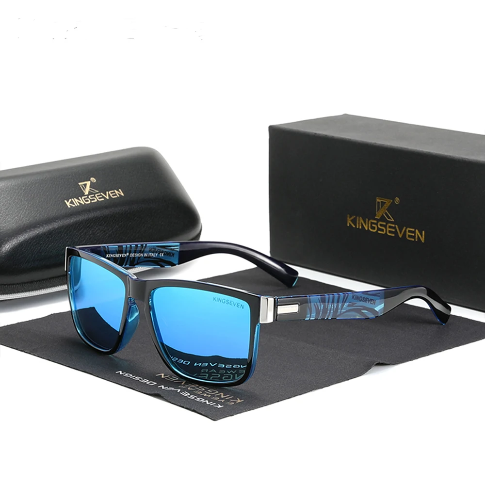 KINGSEVEN Glasses men Square Retro Gradient Polarized Sun glasses for men Carbon Fiber Pattern Design Outdoor Glasses Women 752
KINGSEVEN Glasses men Square Retro Gradient Polarized Sun glasses for men Carbon Fiber Pattern Design Outdoor Glasses Women 752