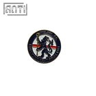 Black Dye Metal Magnet gold club lapel pins badges