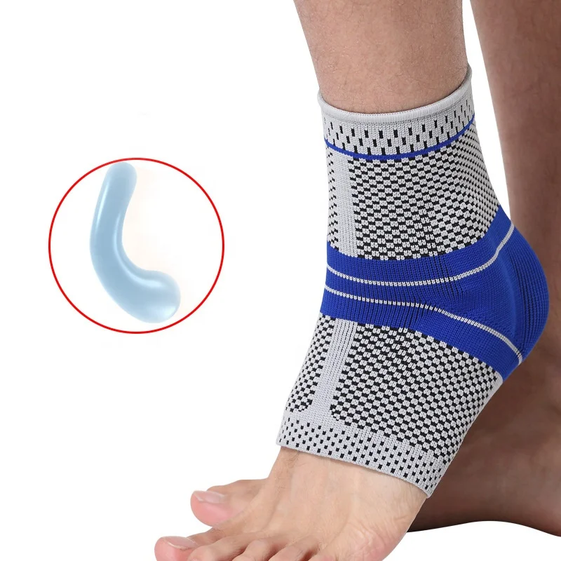 Pain Relief Support Protector pressurized silicone Sport Ankle Guard pad, Gray blue
Pain Relief Support Protector pressurized silicone Sport Ankle Guard pad, Gray blue
