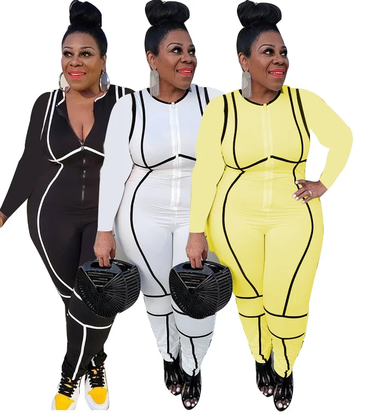 YW0471 branded rompers womens long sleeve fall zipper-fly patchwork fitness adult onesie bodycon breathable plus size jumpsuits
YW0471 branded rompers womens long sleeve fall zipper-fly patchwork fitness adult onesie bodycon breathable plus size jumpsuits