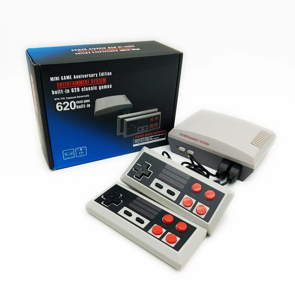 Best selling video game console Plug TV Directly 620 portable game player for Christmas gift, Gray
Best selling video game console Plug TV Directly 620 portable game player for Christmas gift, Gray
