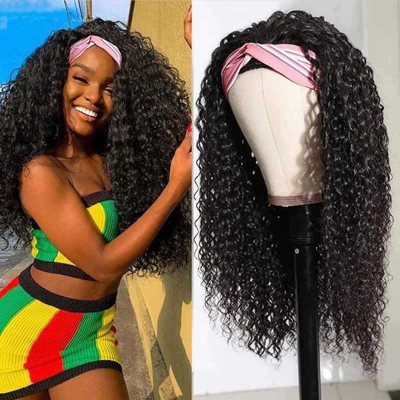 Brazilian Natural Black Color Glueless Scarf Attached Headbands Wig Human Hair Water Wave Headband Wigs For Black Women
Brazilian Natural Black Color Glueless Scarf Attached Headbands Wig Human Hair Water Wave Headband Wigs For Black Women
