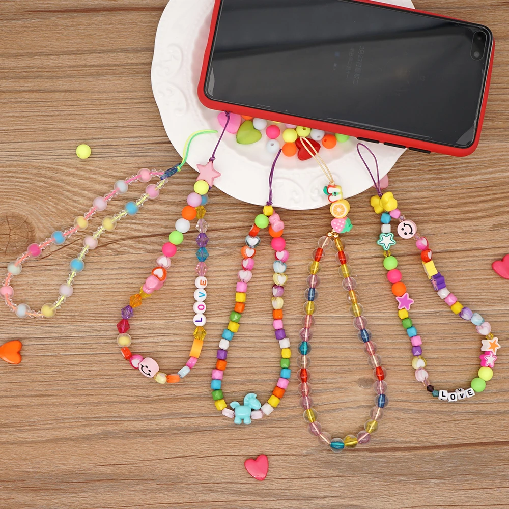 Go2Boho Chain For Phone Lanyard Cute Smiley Letter Chains Women Summer Jewelry 2021 Colorful Beads Accessories Manufacturer 
Go2Boho Chain For Phone Lanyard Cute Smiley Letter Chains Women Summer Jewelry 2021 Colorful Beads Accessories Manufacturer