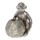 Resin Craft Handmade Sculpture Monkey Pen Holder for Decoration