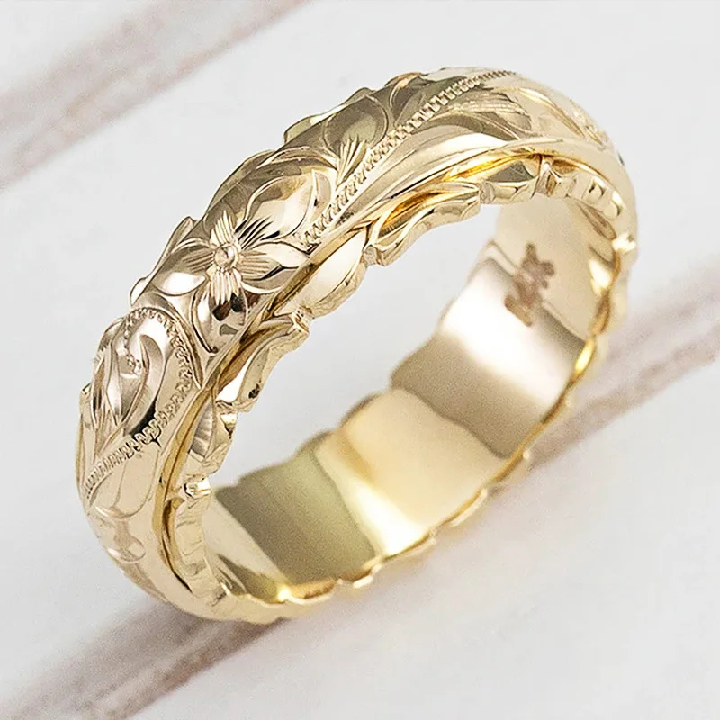 HOVANCI Classic Anniversary Gift 14K gold plated Sculpture Rose Flower Rings Wedding Rings
HOVANCI Classic Anniversary Gift 14K gold plated Sculpture Rose Flower Rings Wedding Rings